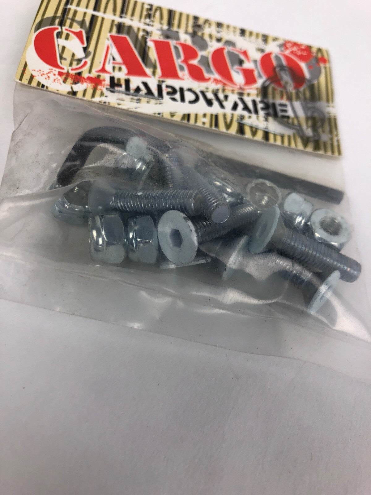 Cargo Mounting Hardware 1" Allen White Head Genuine Skateboard Parts W Allen Key