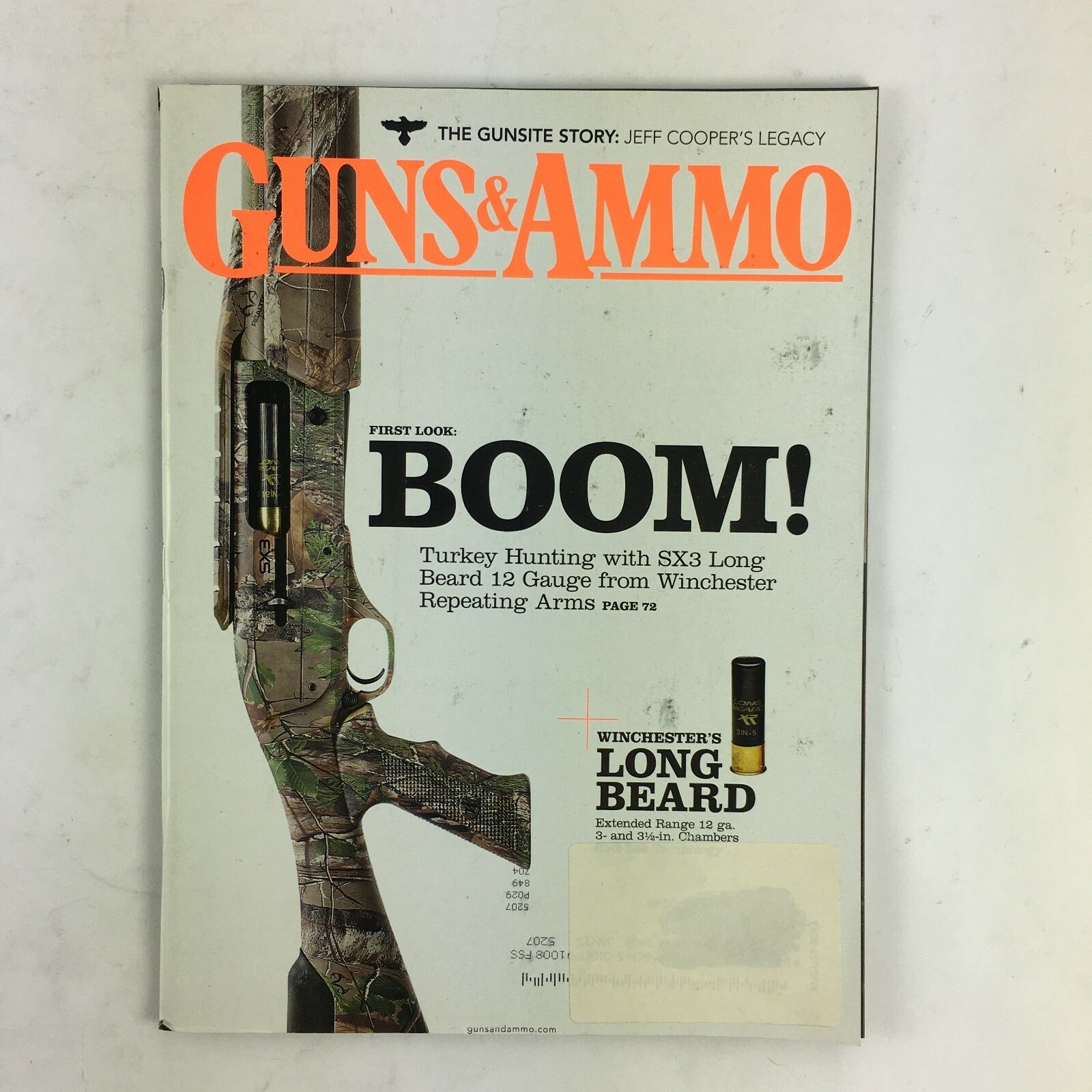 August 2014 Guns & Ammo Magazine Boom Turkey Hunting with SX3 Winchesters
