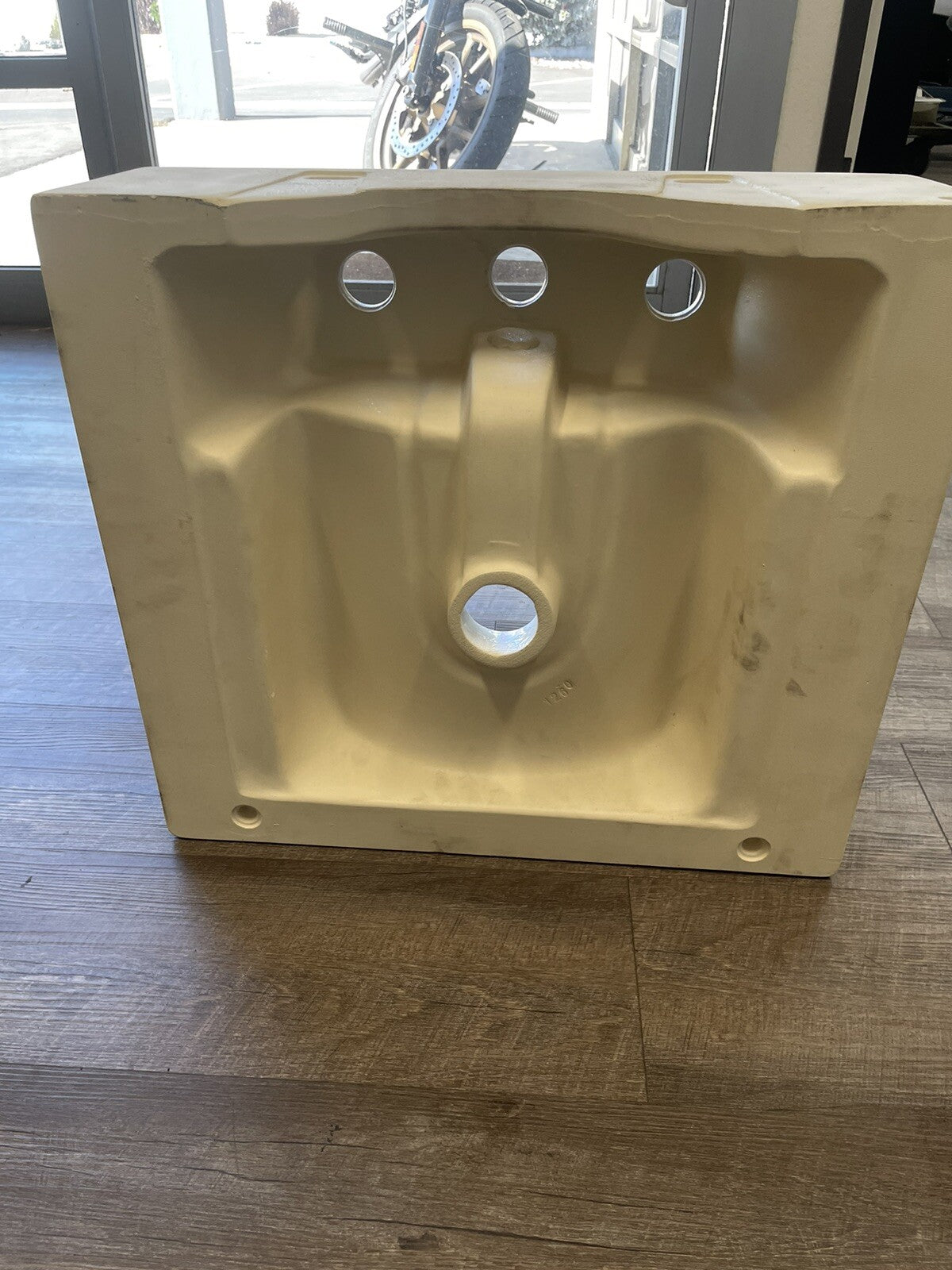 Scarabeo Bathroom  Square White Ceramic Wall Mounted or Vessel Sink 8025/B