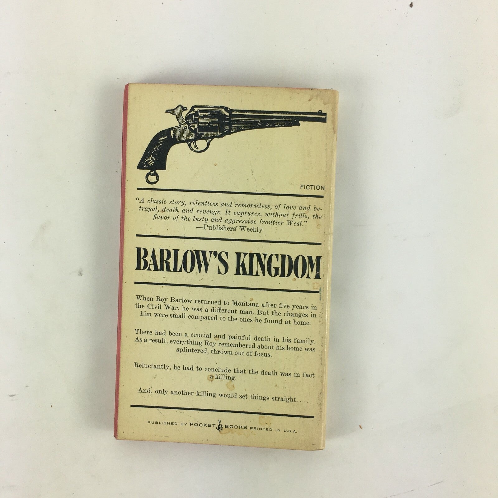 A Western tale of lust and violence Barlow's Kingdom by John Redgate