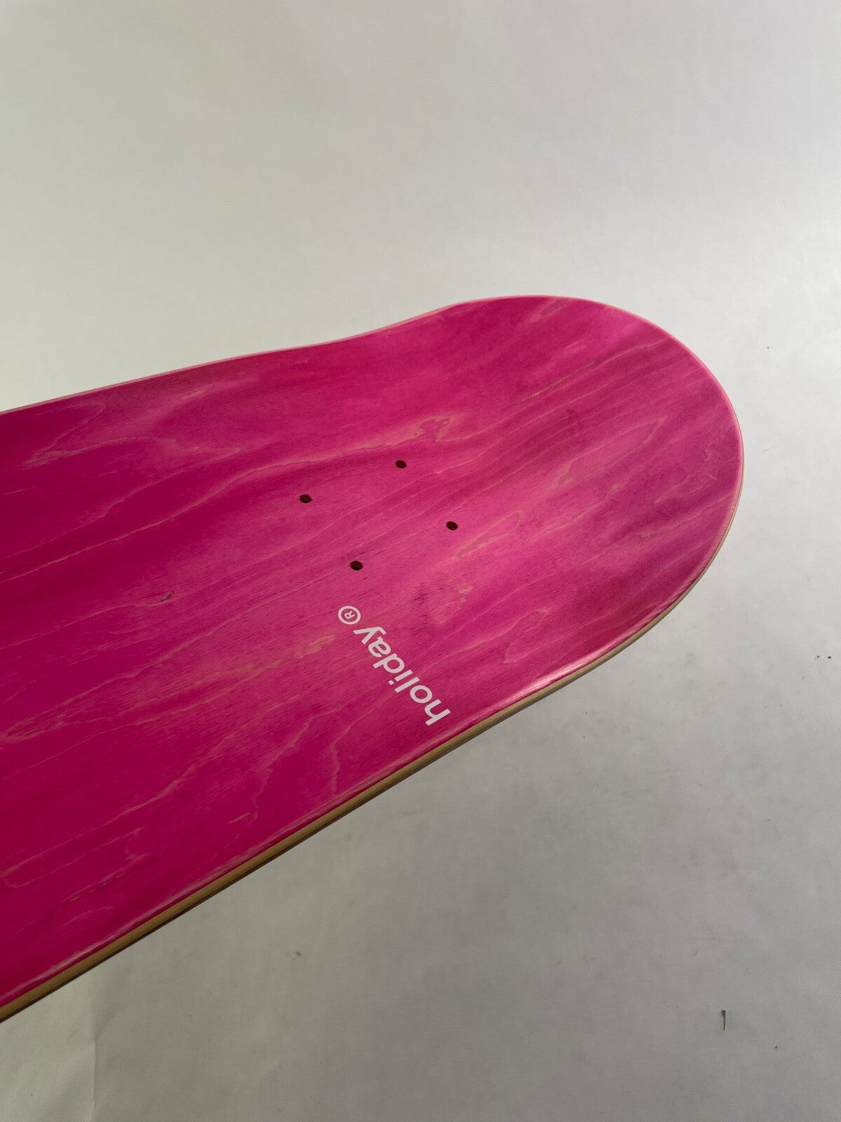 Avera Skateboards Skeleton Skulls Six Feet Under rare 8.5-inch skateboard deck made from 7-ply hard rock Canadian maple.