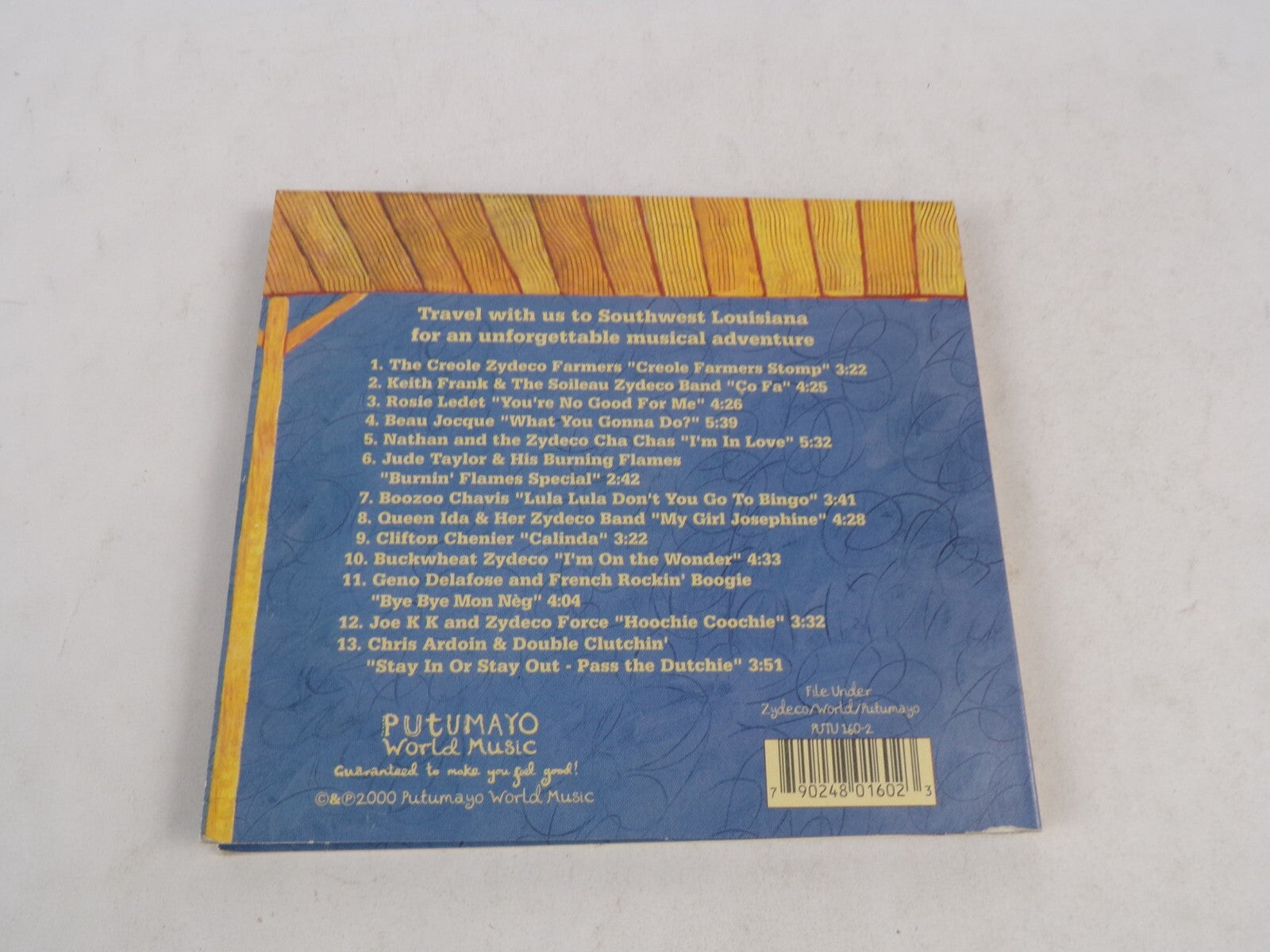 Putumayo Presents Zydeco The Creole Zydeco Farmers "Creals Farmers Stomp" CD#58