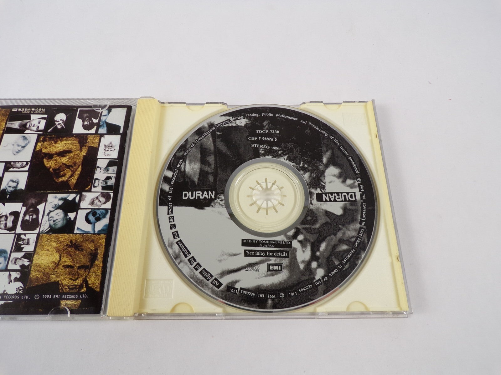 Duran Stereo Mfd By Toshiba Emi Ltd In Japan See Inlay For Details To Much CD#27