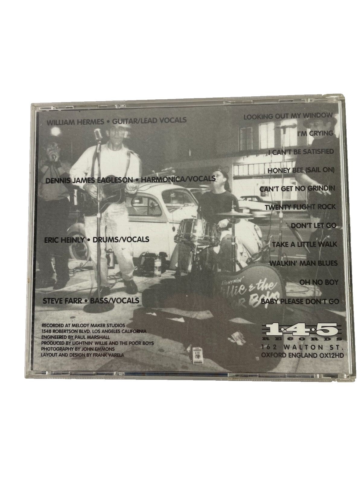 Lightnin Willie And The Poor Boys Looking Out My Window I'm Crying CD#10