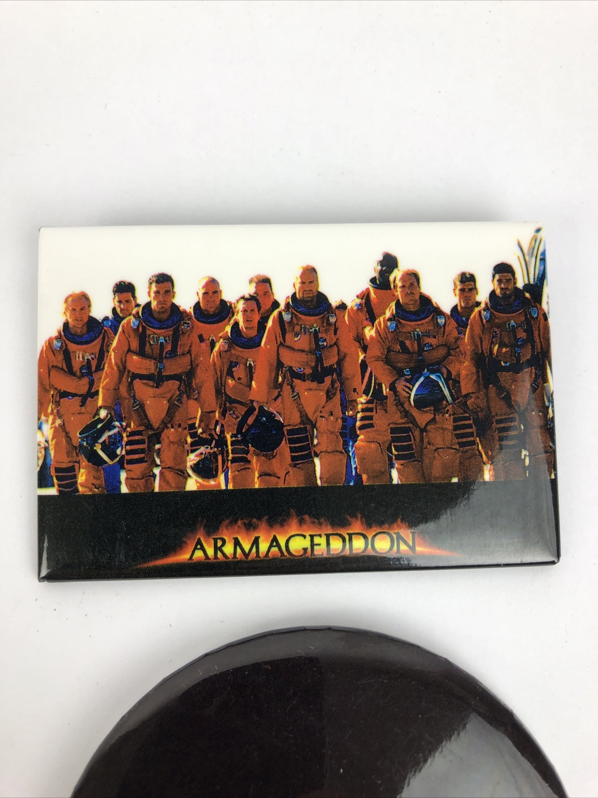 Armageddon Collectors Series 11 Movie Button 1998 Touchstone Pictures Heads Up 