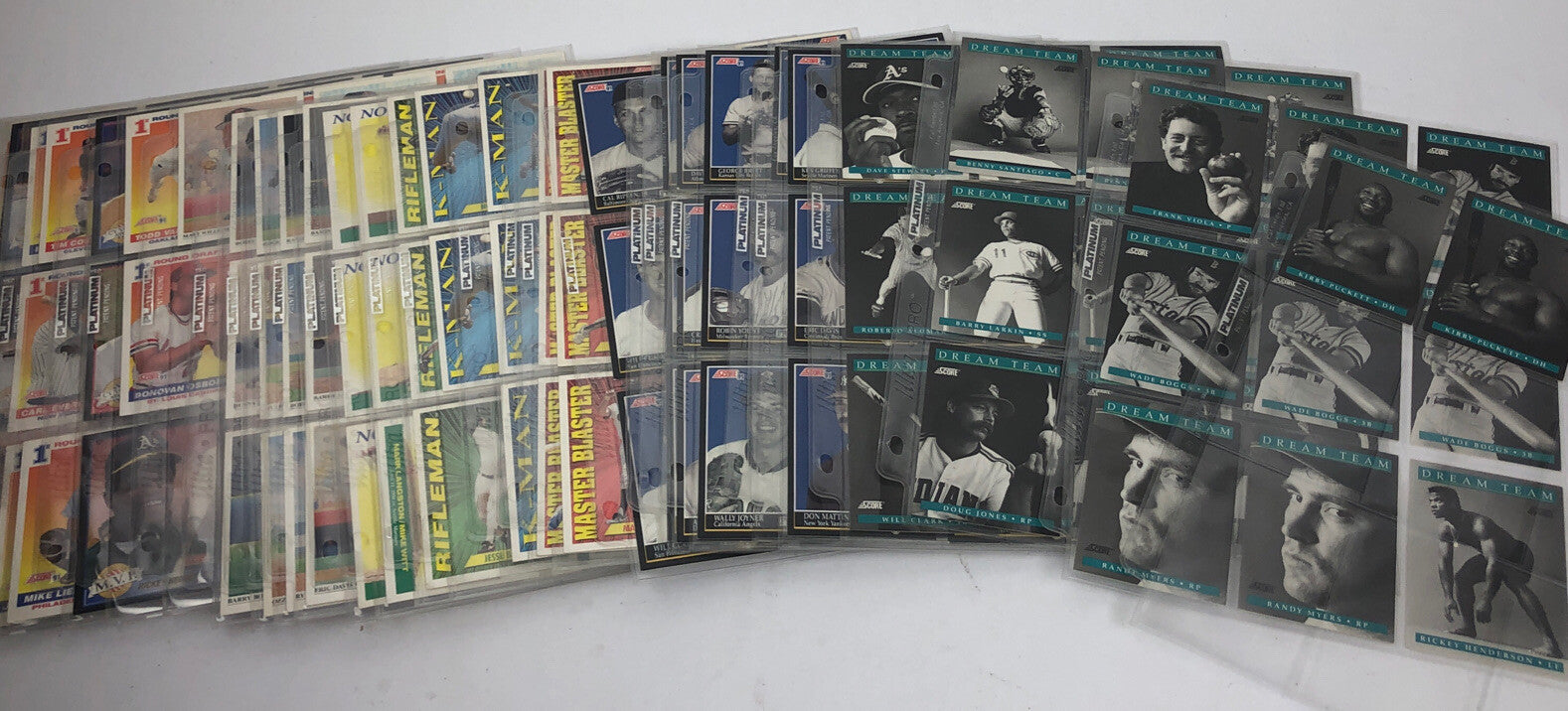 Score 1991 Lot of 300+ Baseball Cards Mint Condition Not Graded, See Images