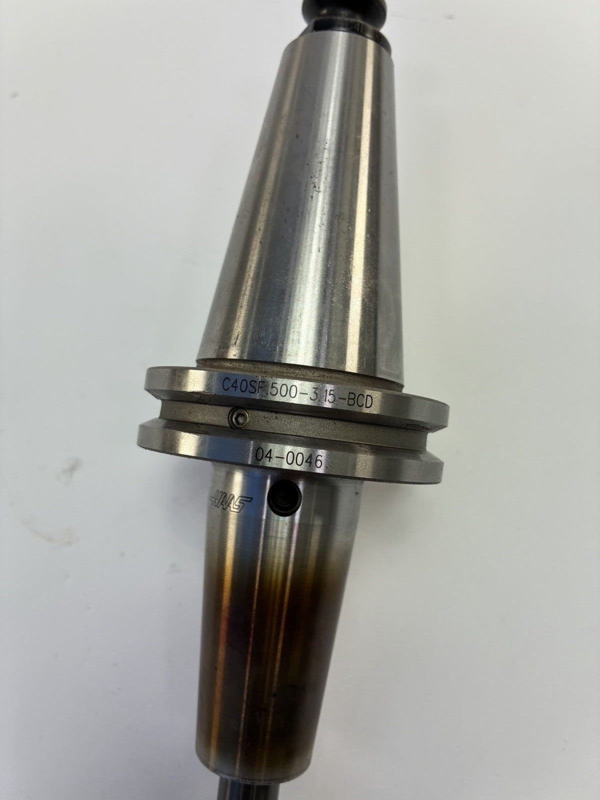 HAAS C40SF .500 x 3.15 Shrink Fit Holder 04-0046 CAT40 25K w/Cutter