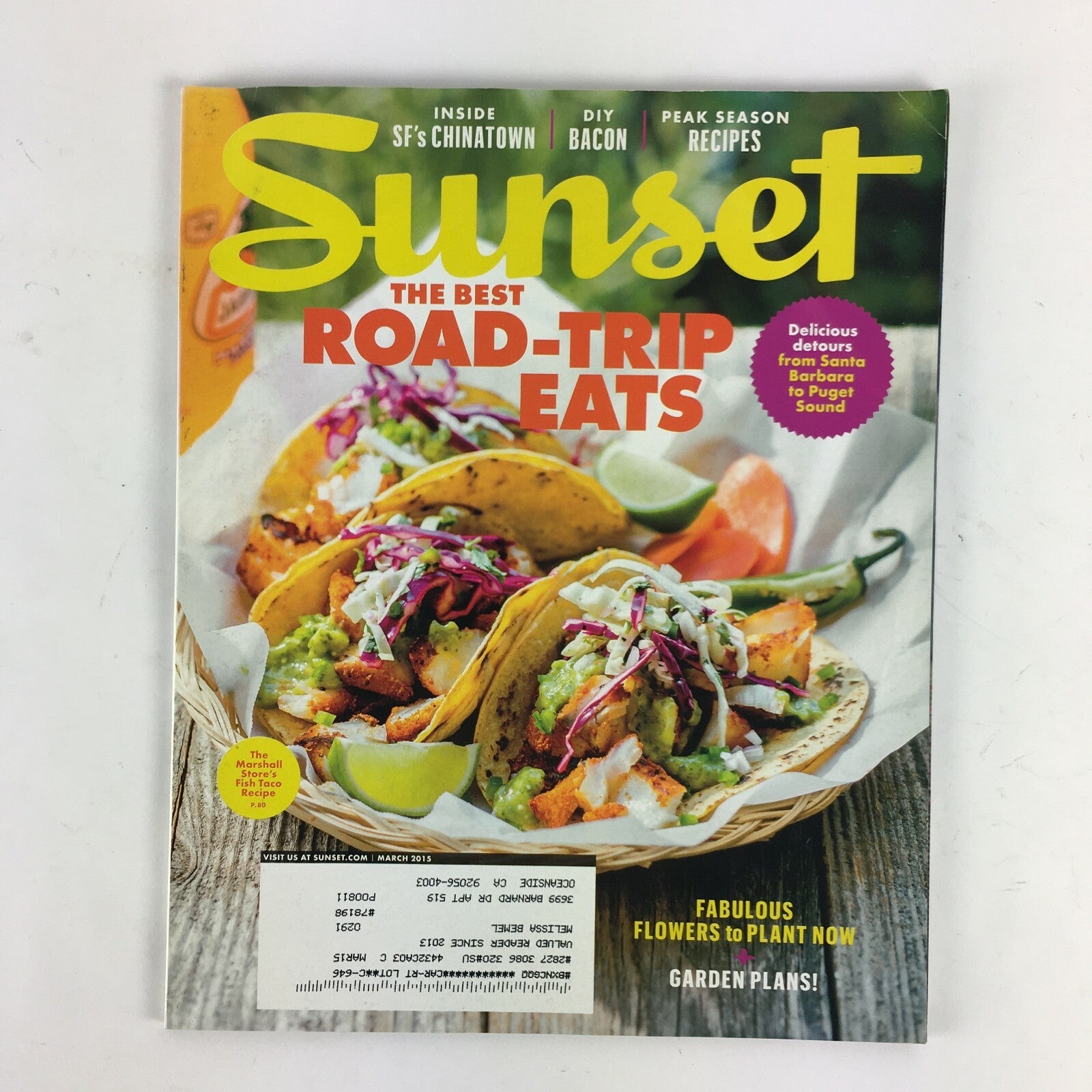 March 2015 Sunset Magazine Fabulous Flowers to Plant Now Garden Plants Diy Bacon