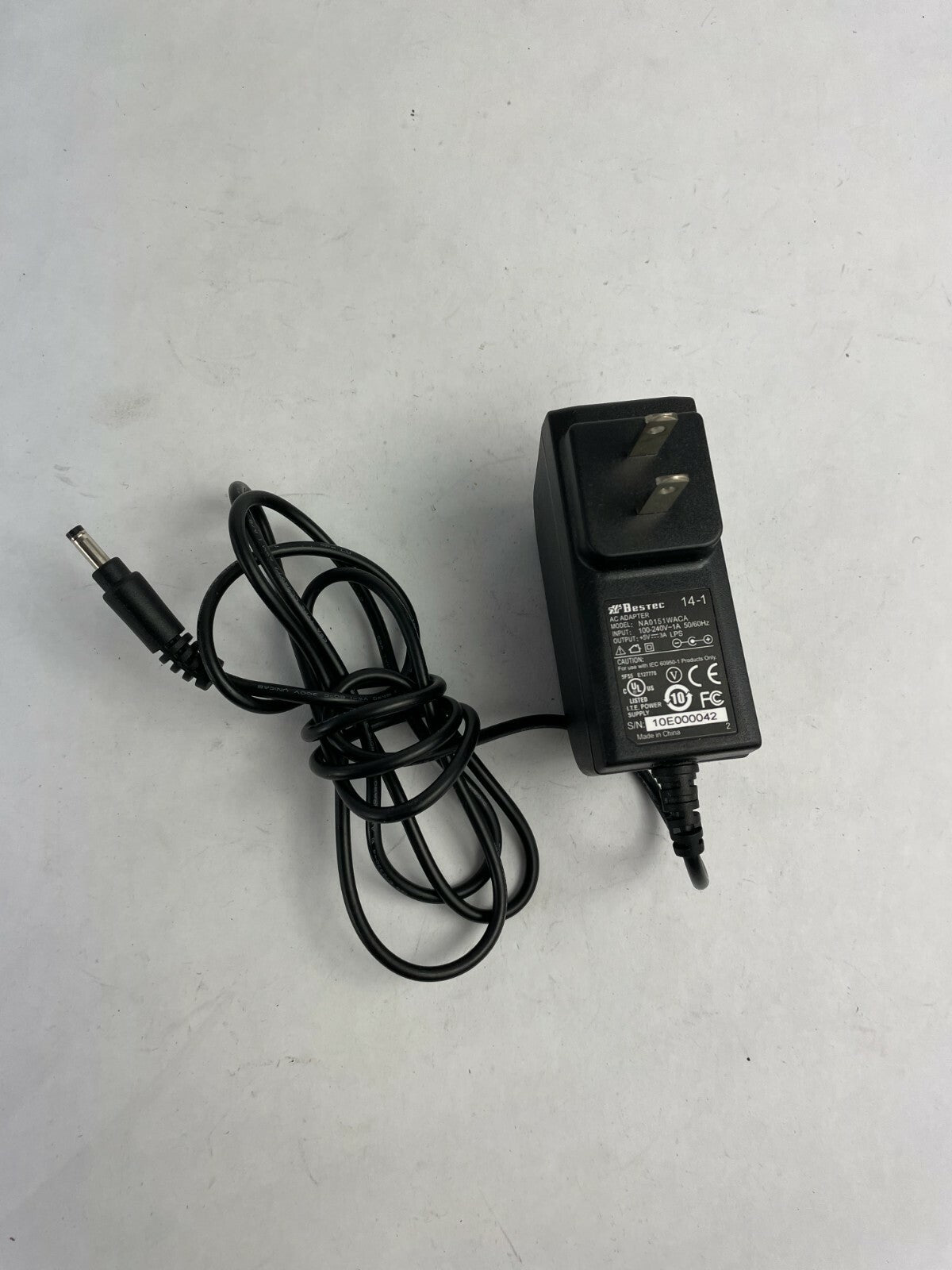 Genuine Bestec NA0151WACA Ac Adapter Output 5 V 3 A Power Supply Adapter A77