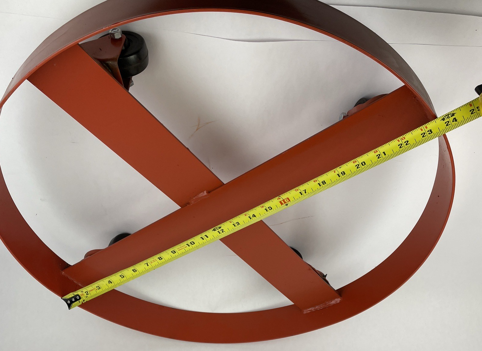 OEM MECO Steel Drum Dolly 700 Lb. Capacity Model 435RMCM 23.5" OD