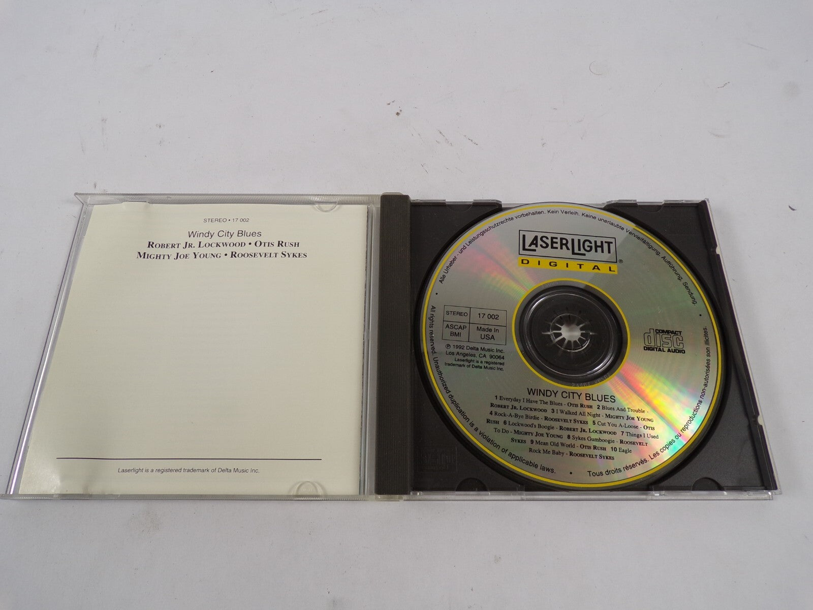 Windy City Blues Laser Light Everyday I Have The Blues I Walked All Night CD#39