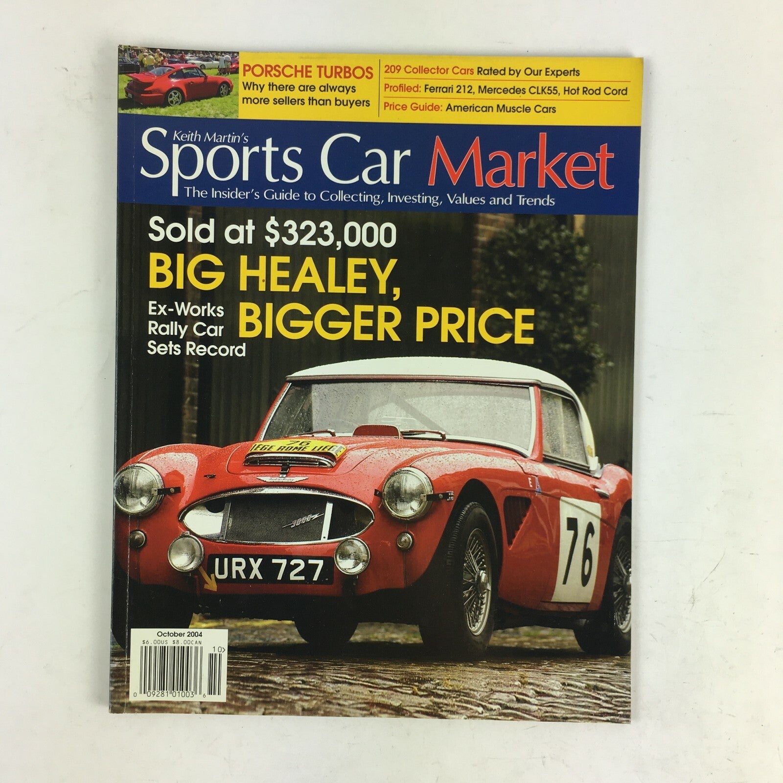 October 2004 Sports Car Market Magazine Big Healey Bigger Price Porsche Turbos