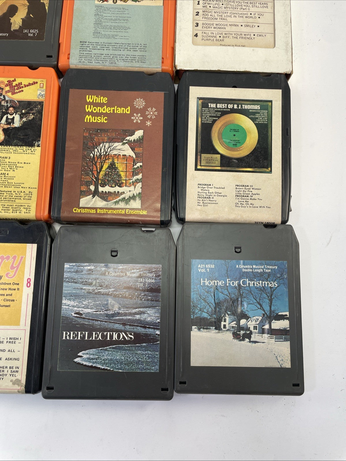 8 Track Audio Music Tapes Lot Of 34 Crazy Assortment of Genre