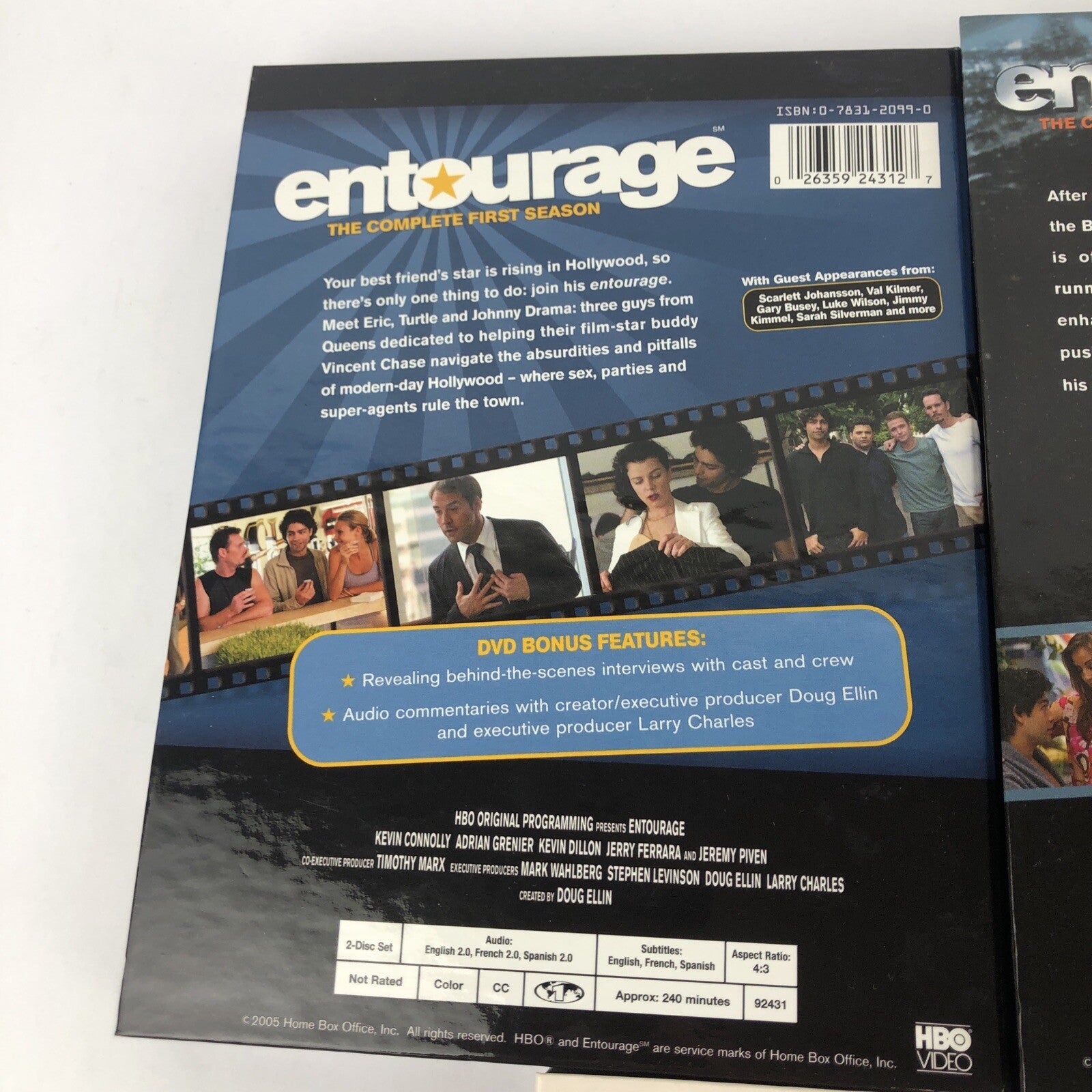 Entourage HBO Series DVD Set Lot Complete Seasons 1-4 - MINT CONDITION
