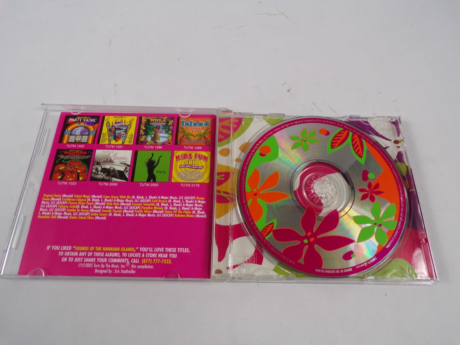 Sounds Of The Hawaiian Islands Ocean Foam Caribbean Calypso Hula Hula CD#61