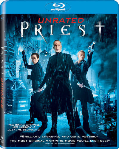 Priest (Blu-ray Disc, 2011, Unrated) Paul Bettany, Karl Urban FSTSHP FREE
