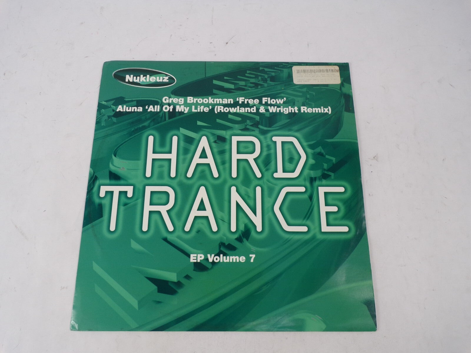 Hard Trance Greg Brookman 'Free Flow' Aluna 'All Of My Life' Vinyl Record