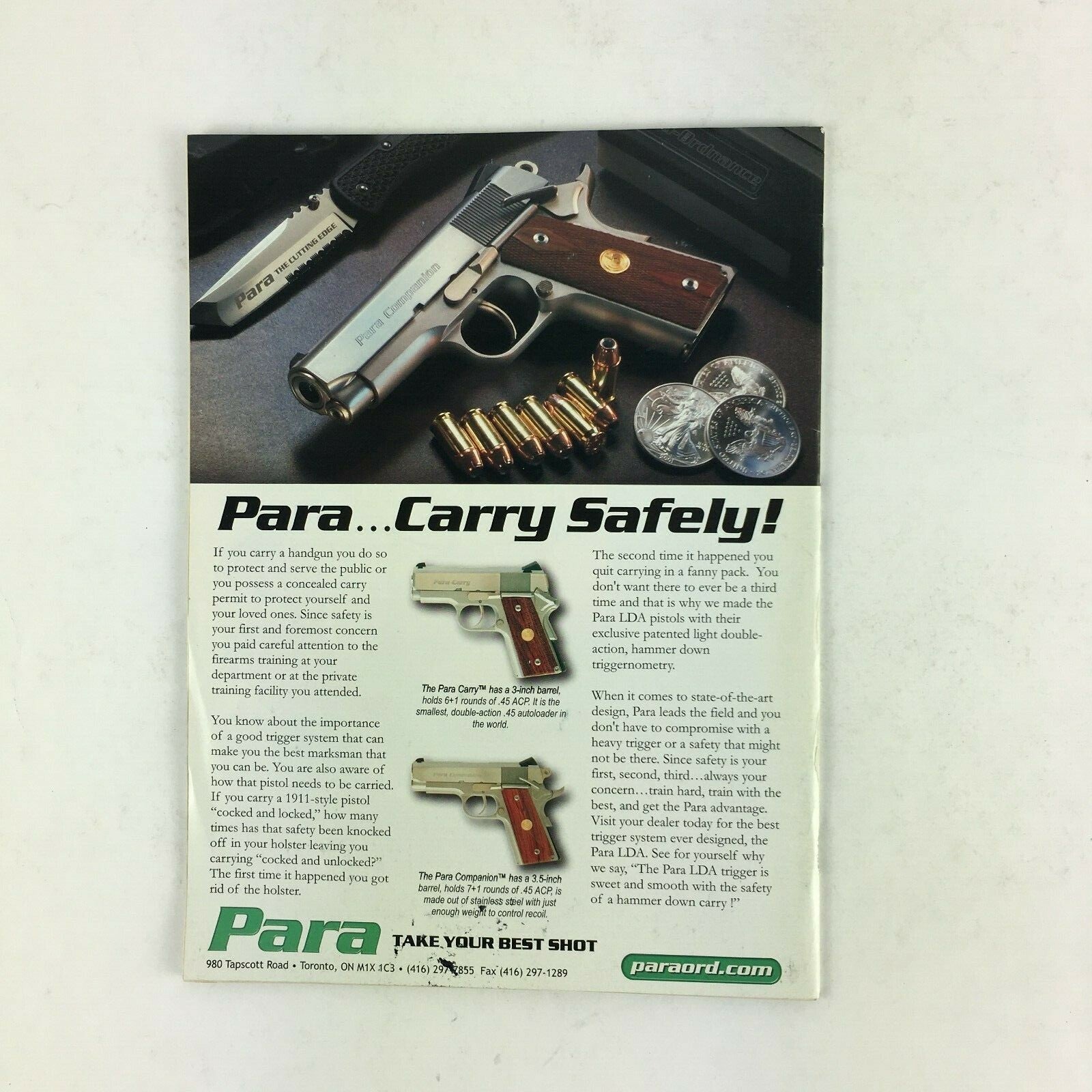 December 2003 Guns & Ammo Handguns Magazine Kahr's New Tactical 9 Hammer-Down.38