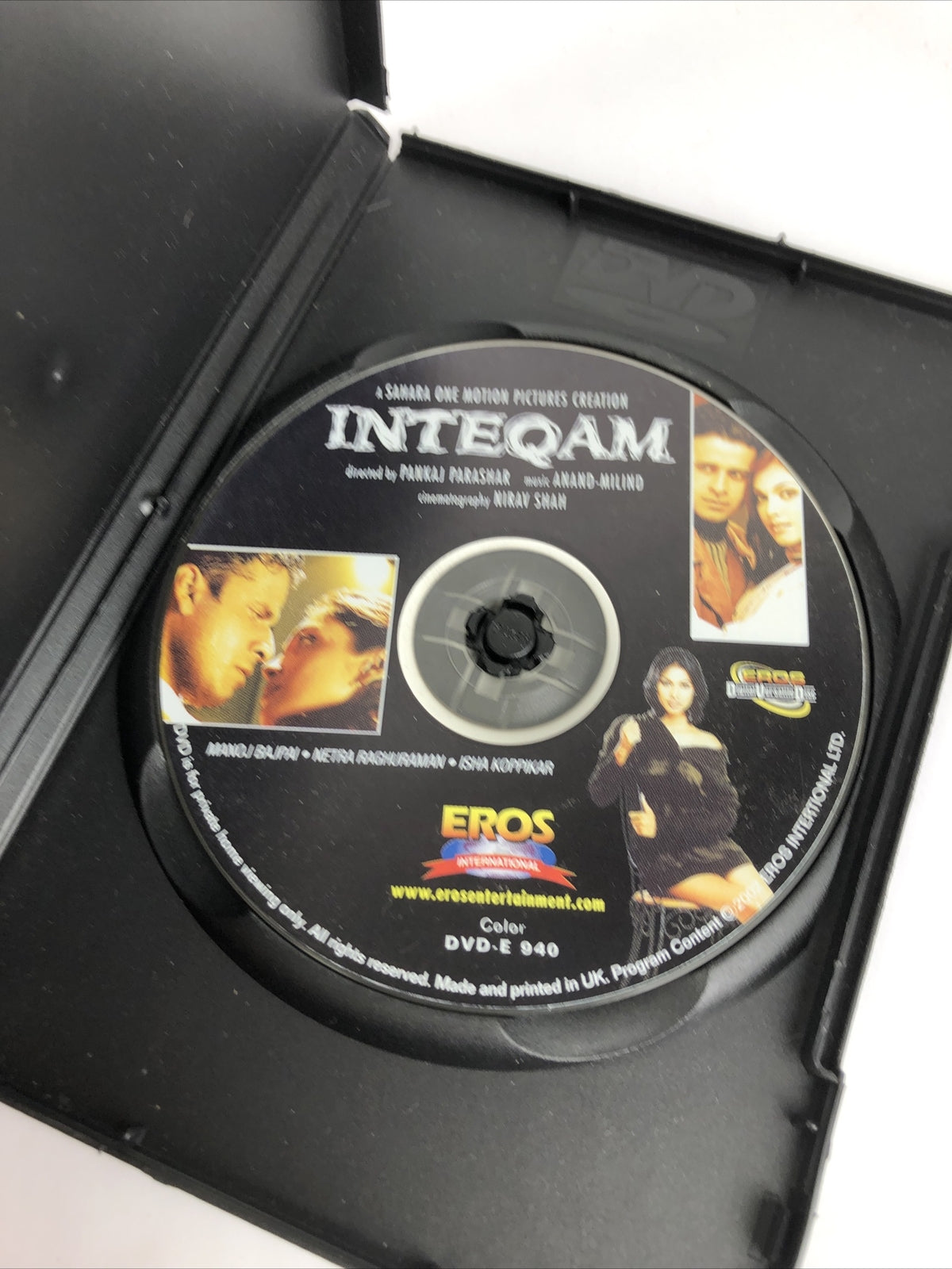 Inteqam - Manoj Bajpai  [Dvd] 1st Edition Released SAHARA ONE Motion Picture VGC