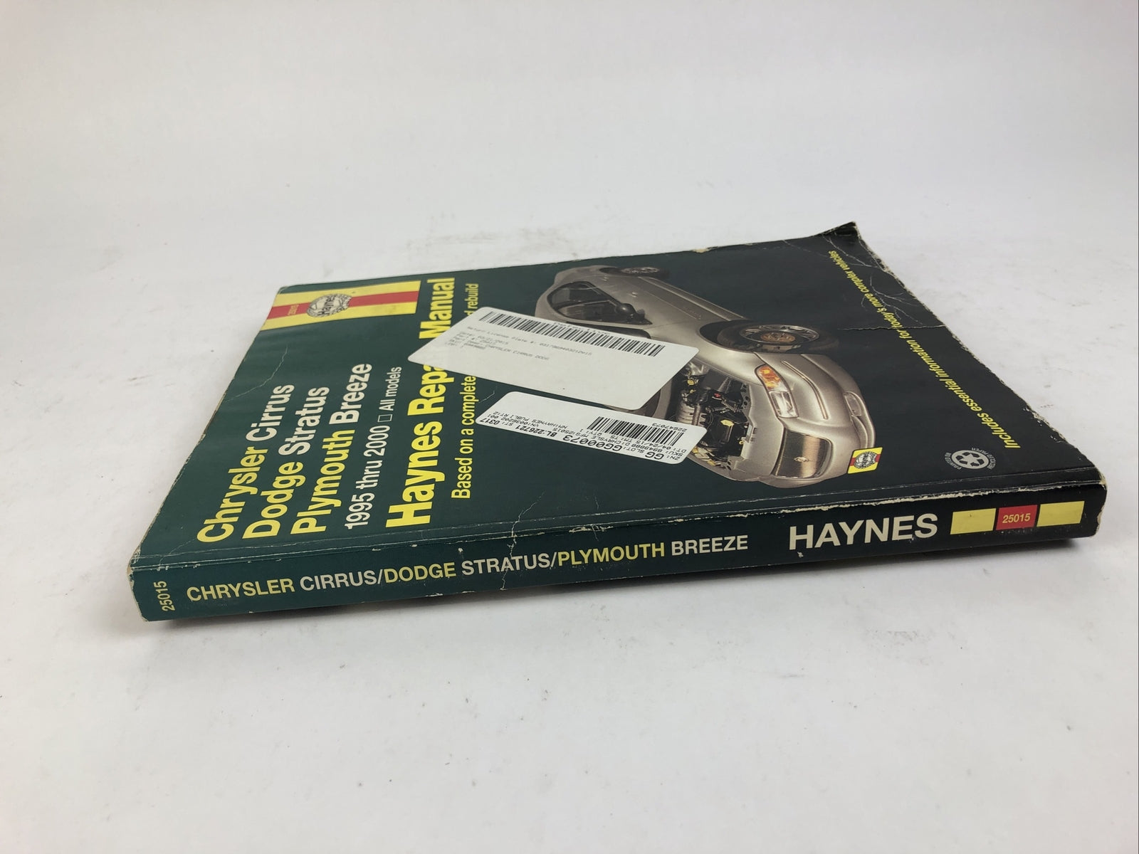 Haynes Chrysler Cirrus Dodge Stratus Plymouth Breeze Repair Manual '95 To 2000 