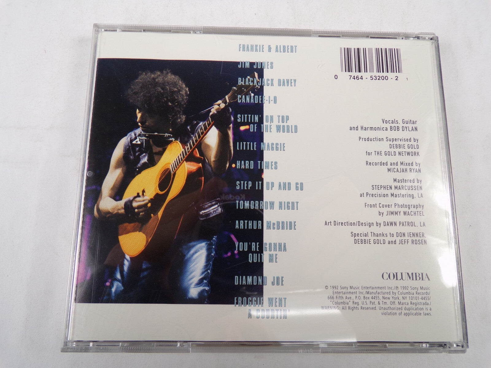 Bob Dylan Good As I Been To You Jim Jones Blackjack Davey Canadee CD#56