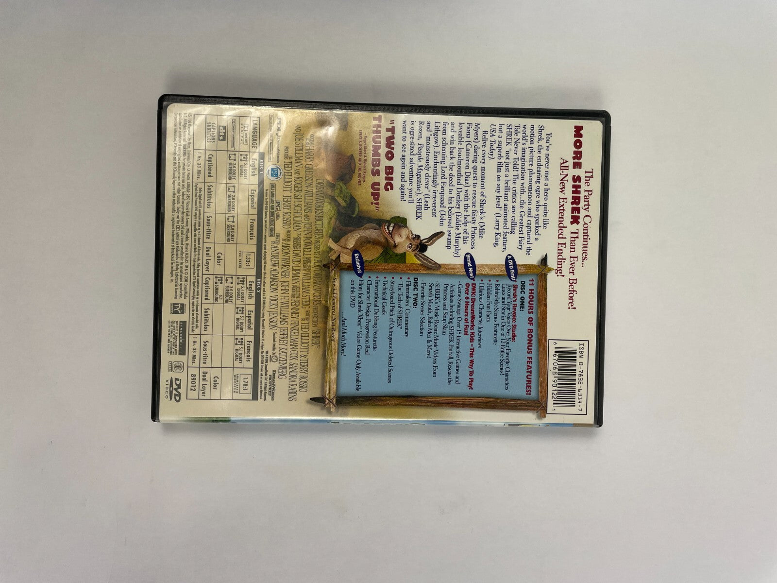 Shrek Smart And Hilarious Harry Gregson Williams John Powell David DVD Movie