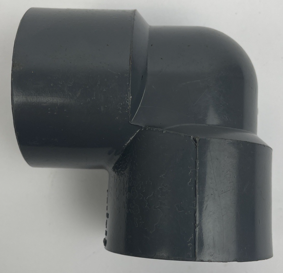 LASCO  1-1/4 in. IPS Threaded Sch. 80 PVC Threaded 90 Degree Pipe Elbow D2464