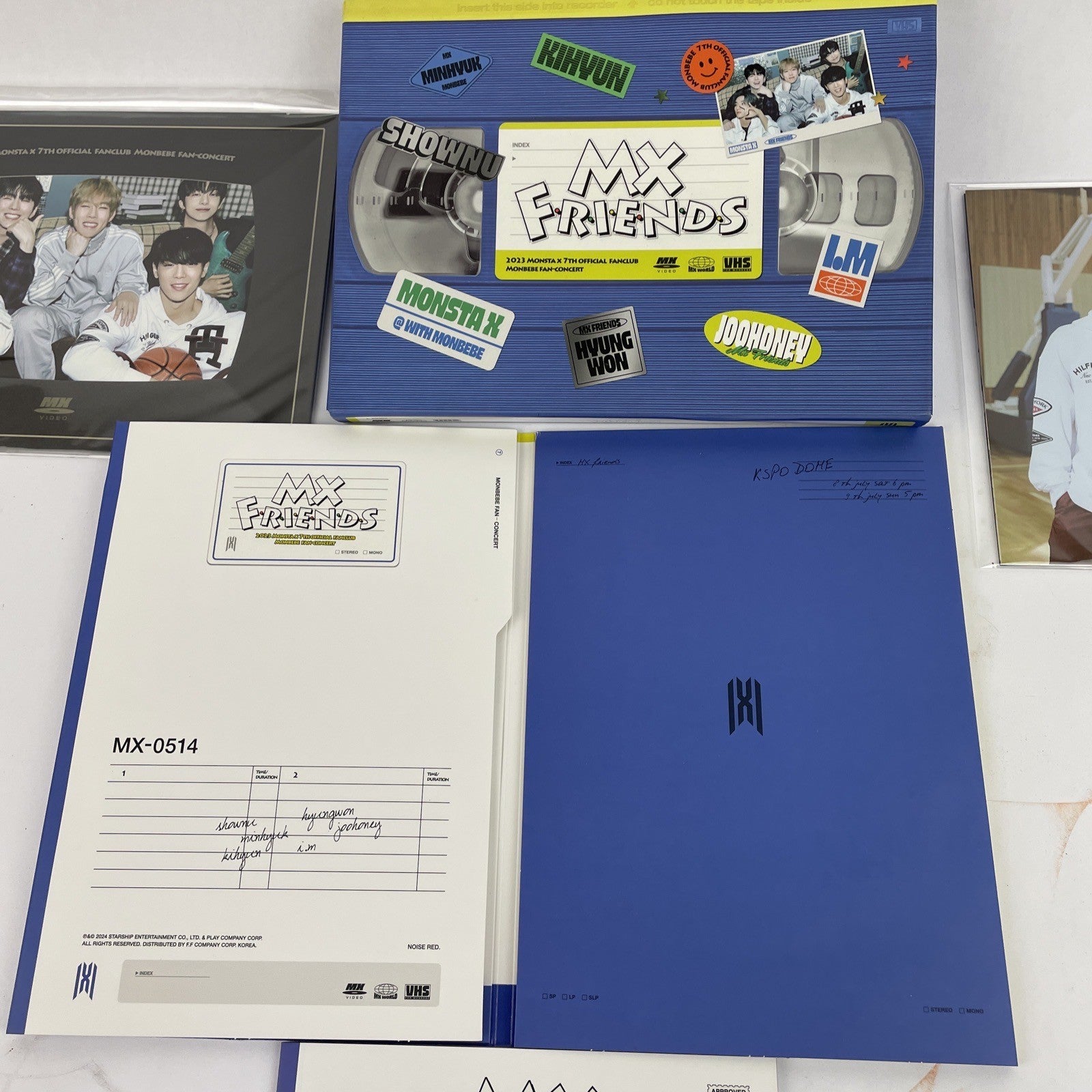MONSTA X @ With Monbebe 7th Official Fan Concert - MX FRIENDS 4 Disc Set 2024