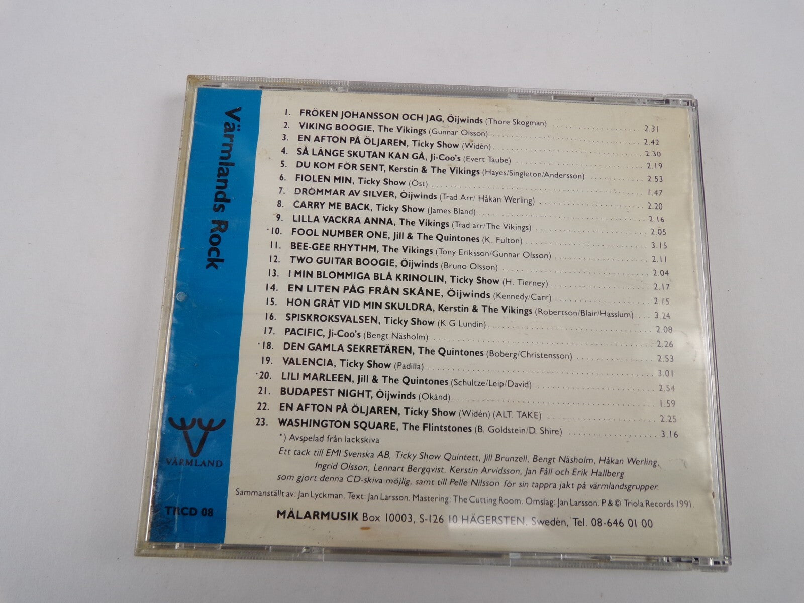 Varmlands Rock Froken Johansson Och Jag Oilwinds Carry Me Back CD#26