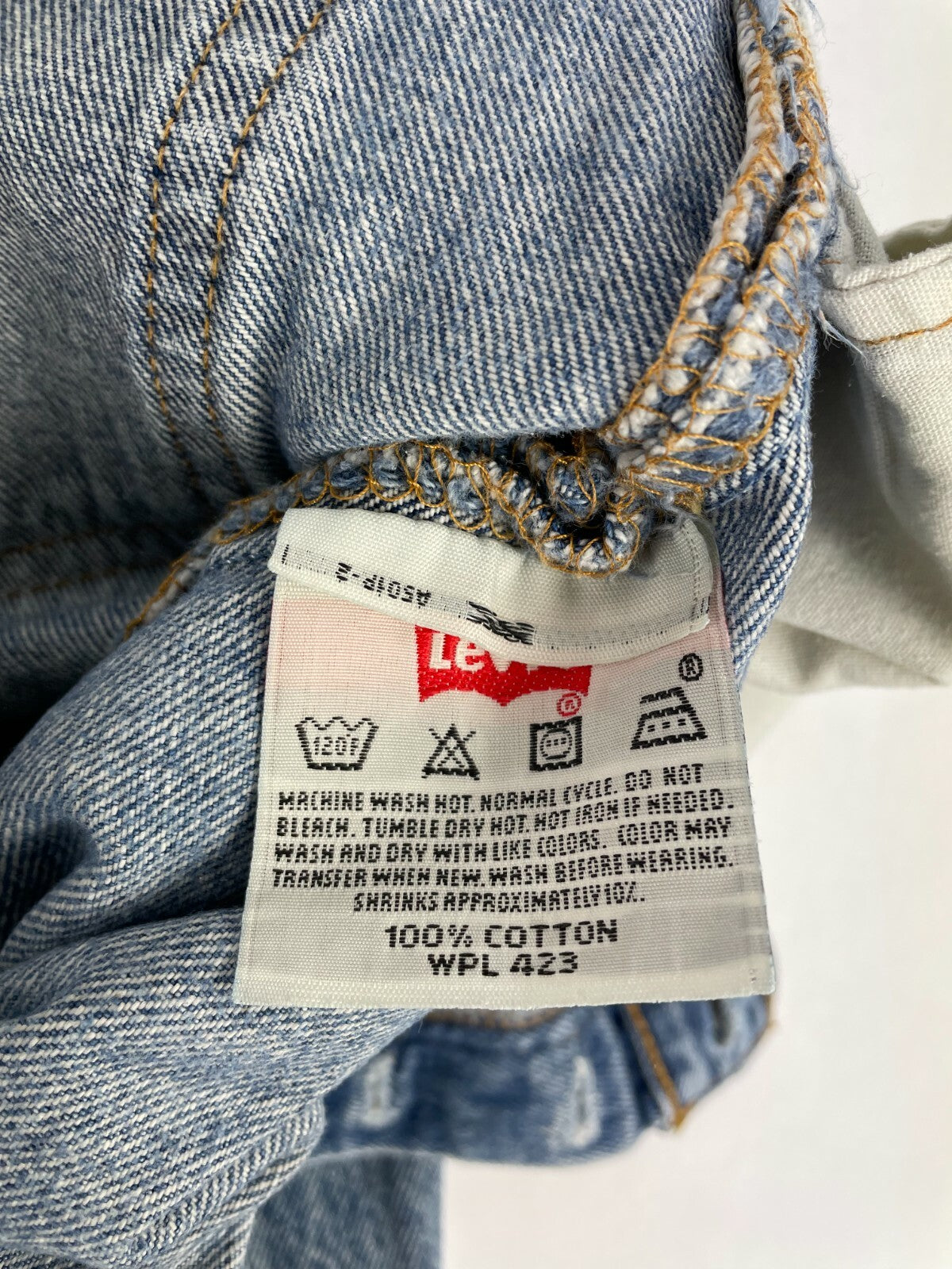 Levi's Men's Blue 501 Regular Fit Straight Leg Jeans Size W 36 L 36