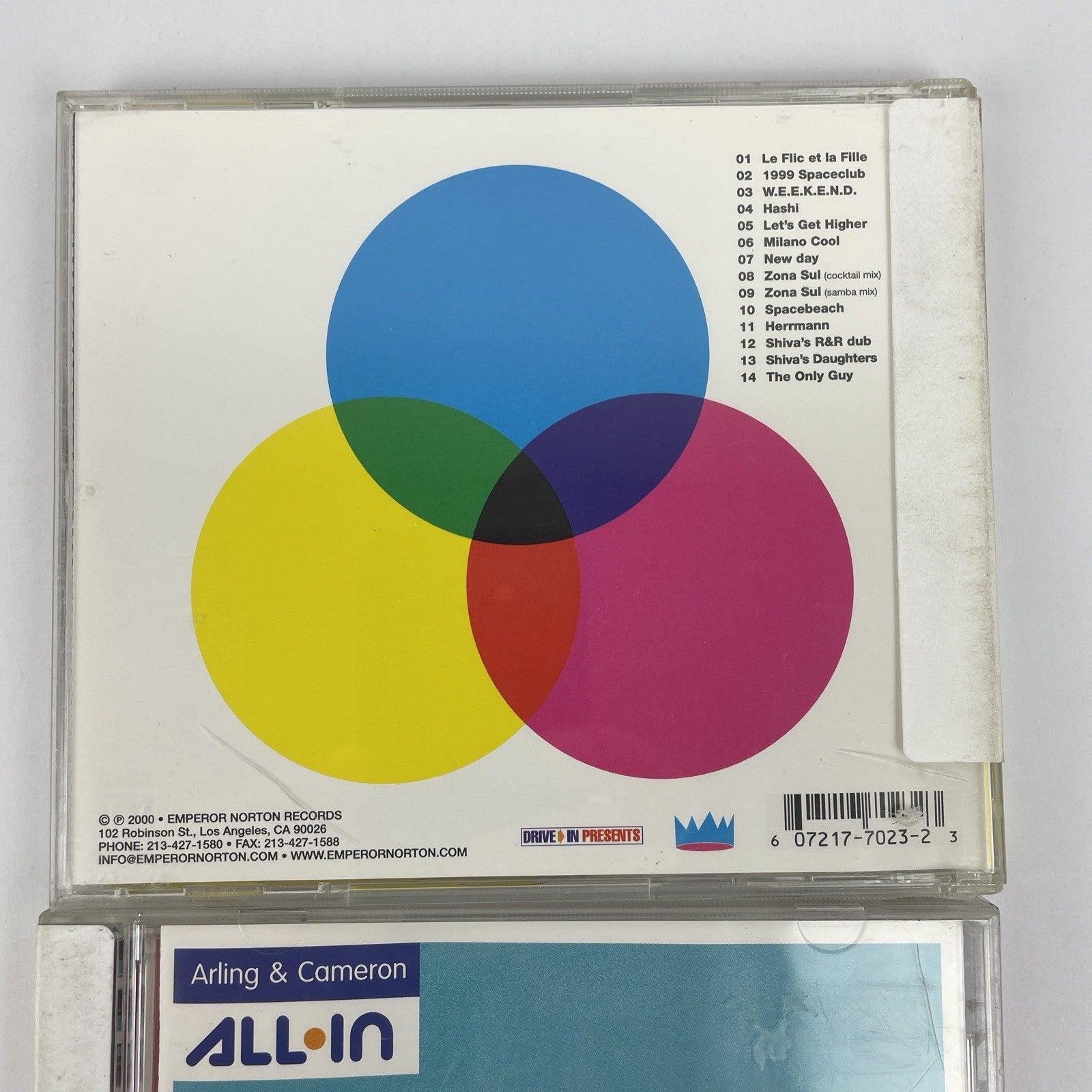2 x Arling & Cameron (Digital Audio CDs) All In, Music For Imaginary Films    #3