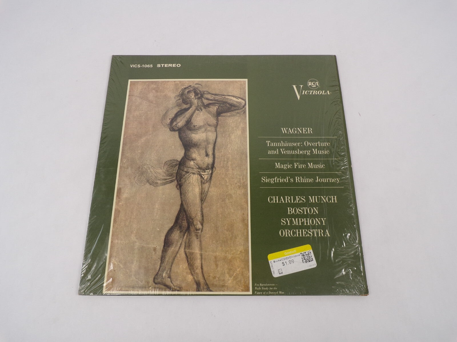 Wagner Charles Munch Boston Symphony Orchestra Siegfried's Rhine Vinyl Record