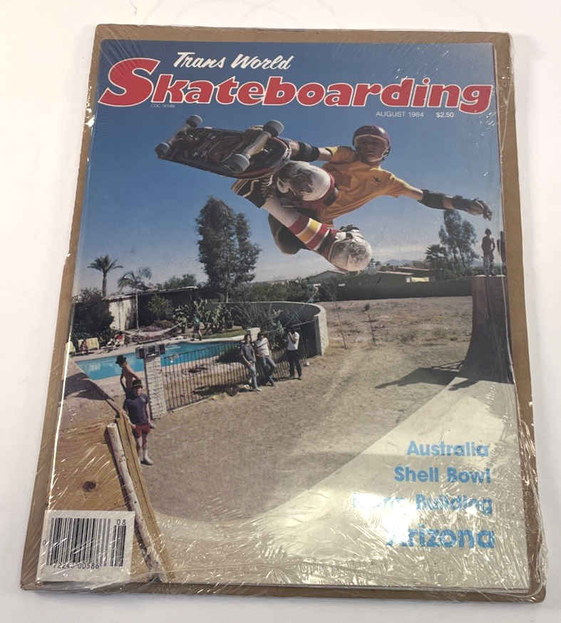 TRANSWORLD SKATEBOARDING MAGAZINE August 1984 Kevin Staab Craig Johnson