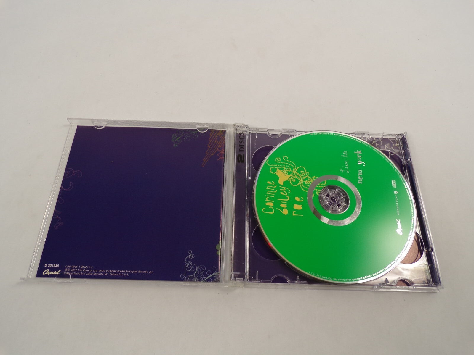 Corinne Bailey Rae Live in London & New York  Trouble Sleeping DVD & CD #A-B