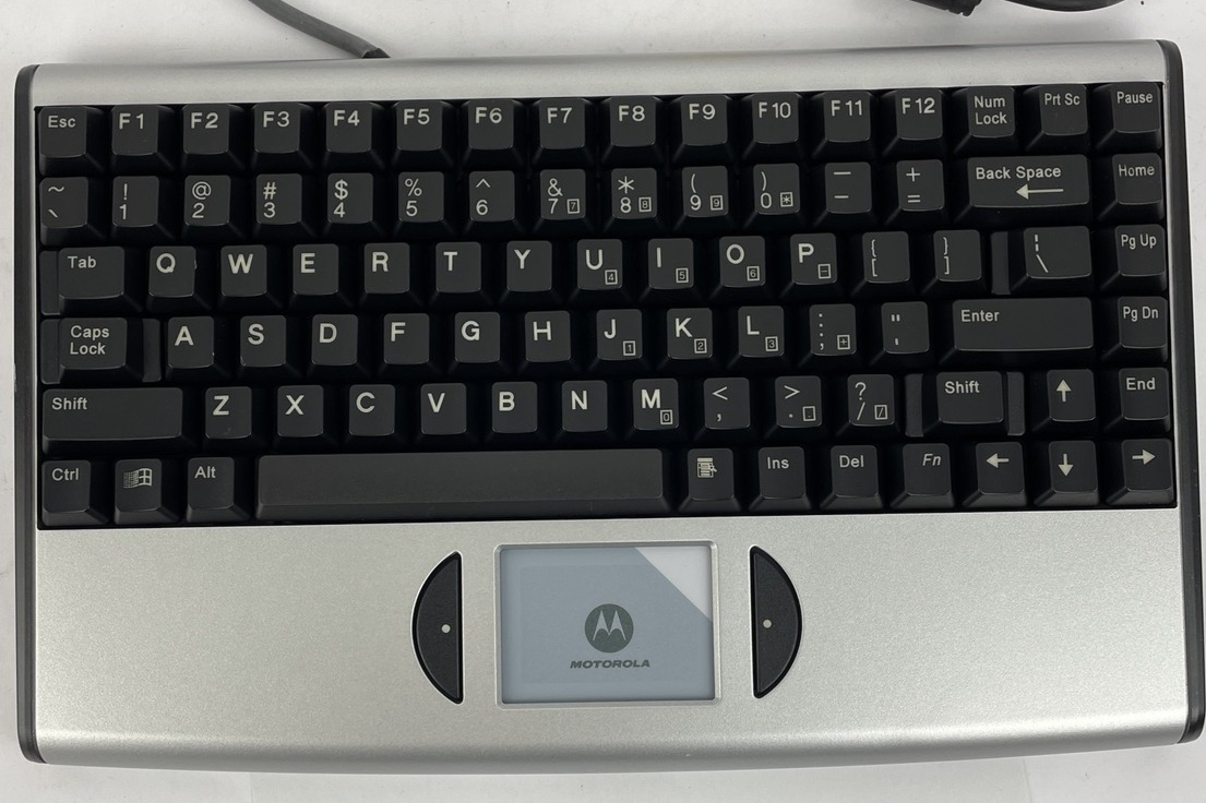 NOS OEM Motorola MW800 rugged, backlit, USB mechanical keyboard 90322-021