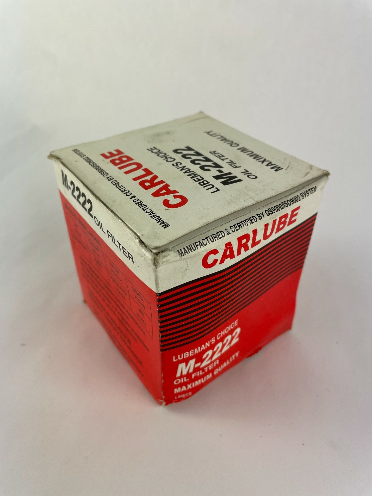 Genuine Carlube M-2222 Lubemans Advanced Quality & Performance Oil Filter A1