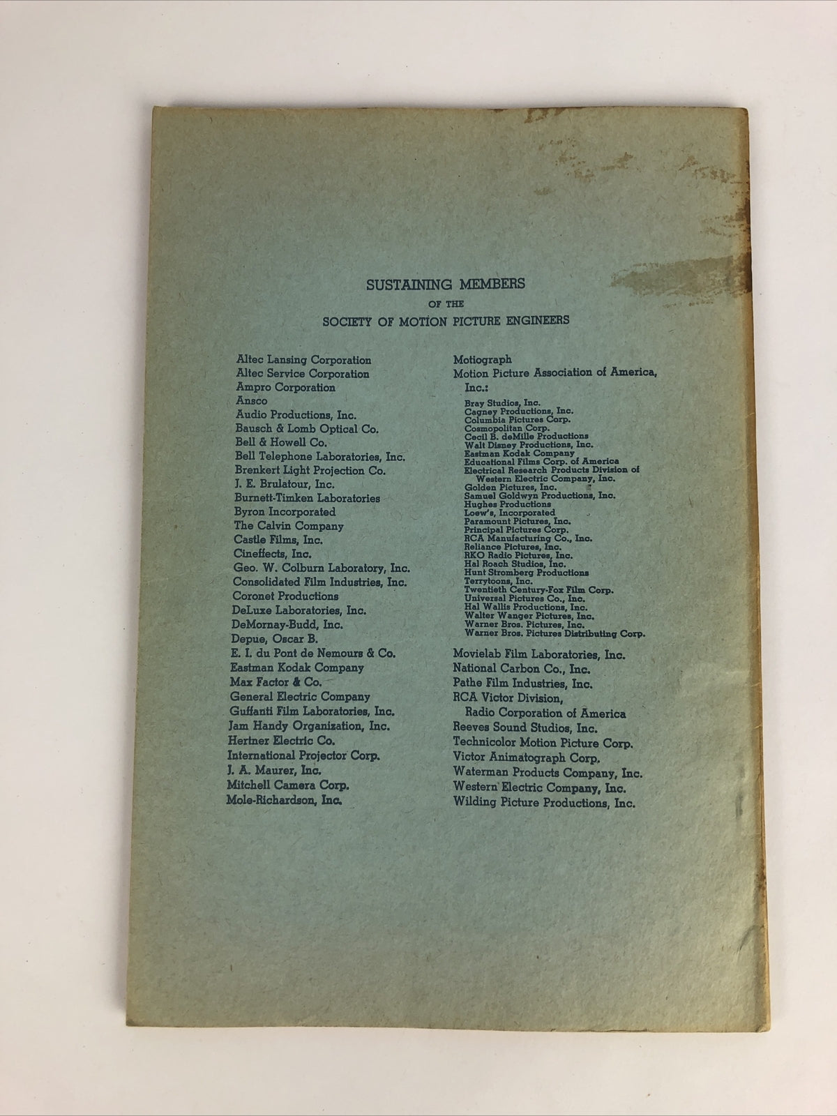 SMPE Journal Of The Society Of Motion Picture Engineers February 1947 VOL 48