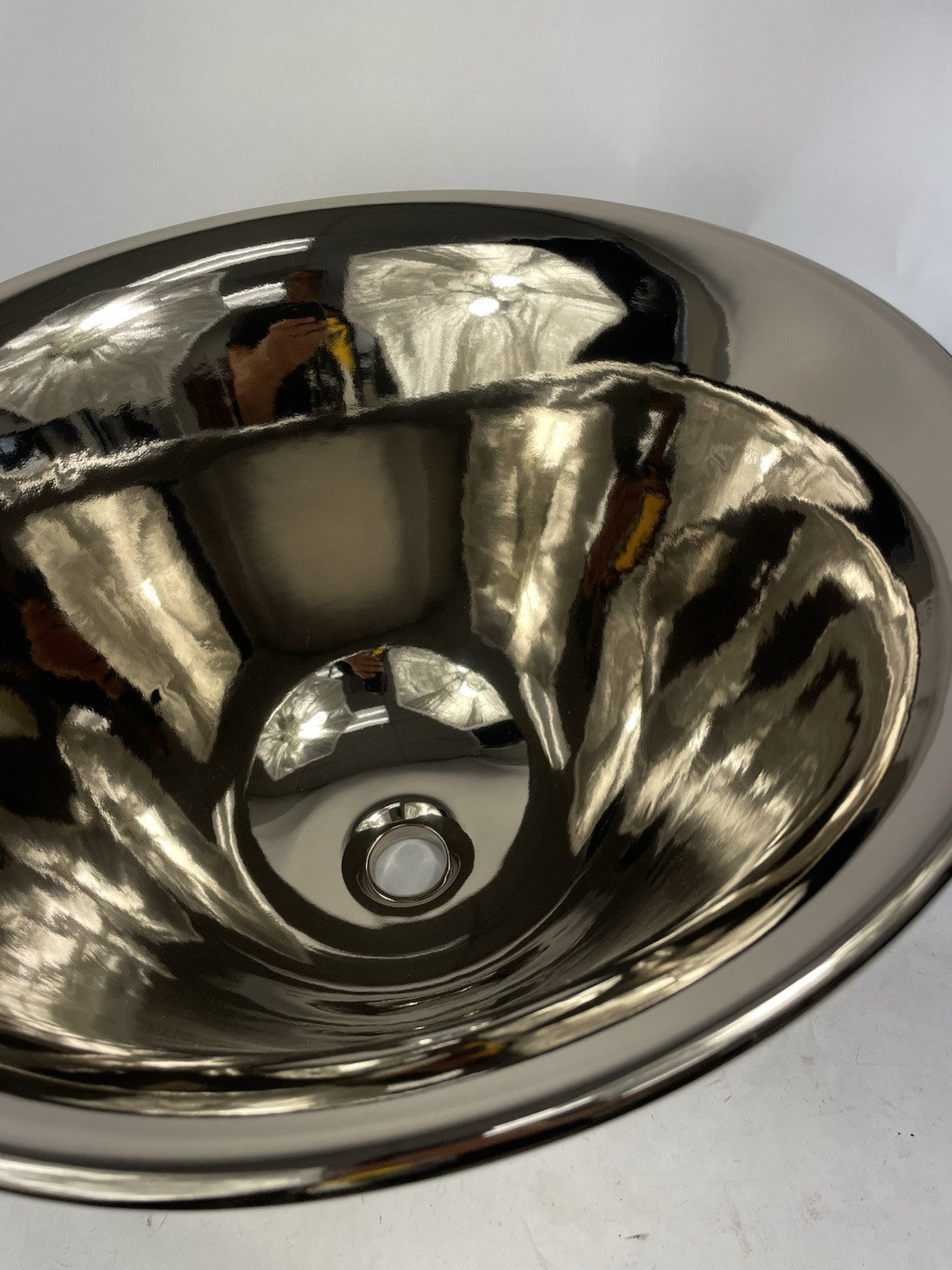Gessi Goccia countertop washbasin bright copper luxury vessel sink