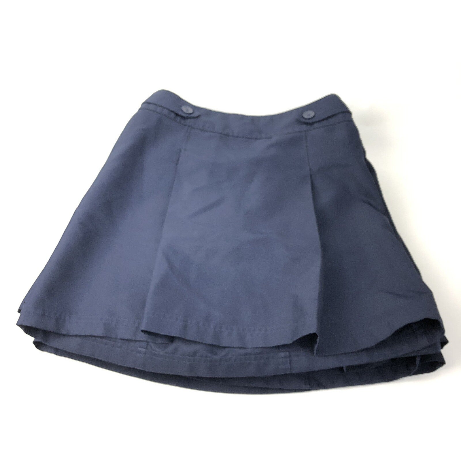 6 X GIRLS CHEROKEE SCHOOL UNIFORM / SKIRT / SKORT / SIZE XL- NAVY BLUE