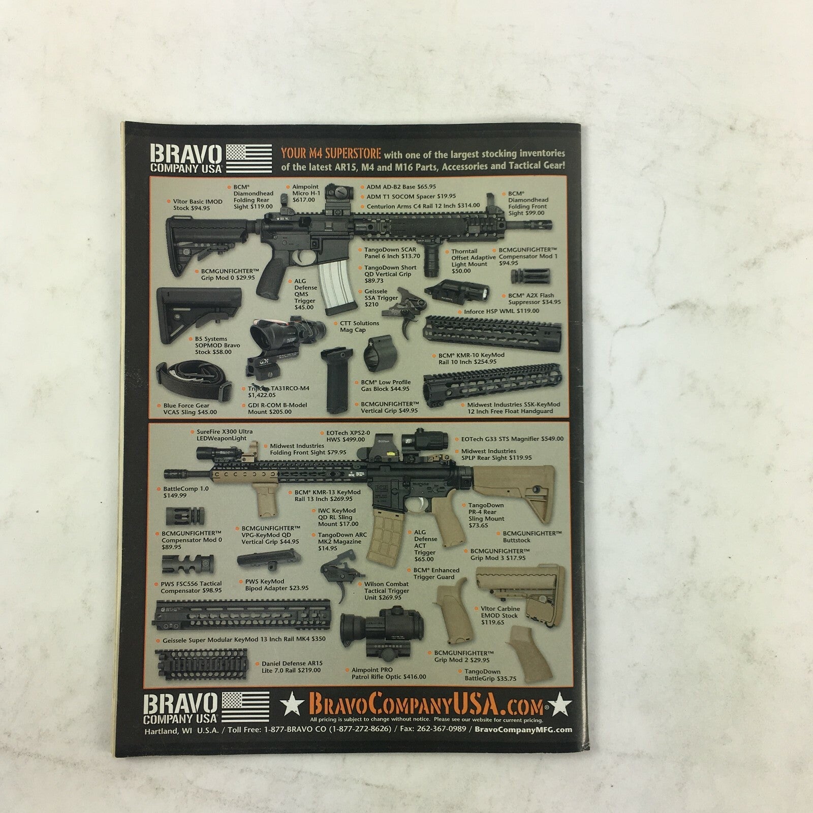 March 2015 Rifle Shooter Magazine Savage Stag Model 9 A 9mm AR-15 Carbine .22TCM