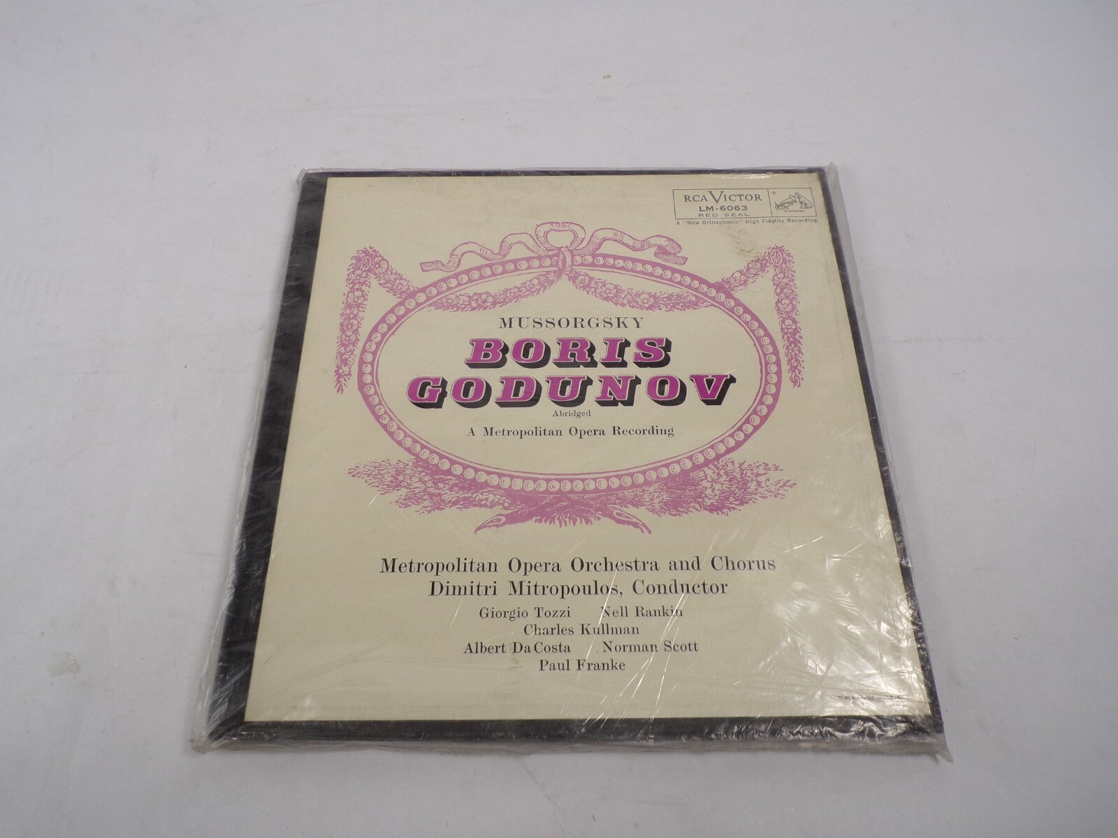 Mussorgsky Boris Godunov Metropolitan Opera Orchestra and Conductor Vinyl Record