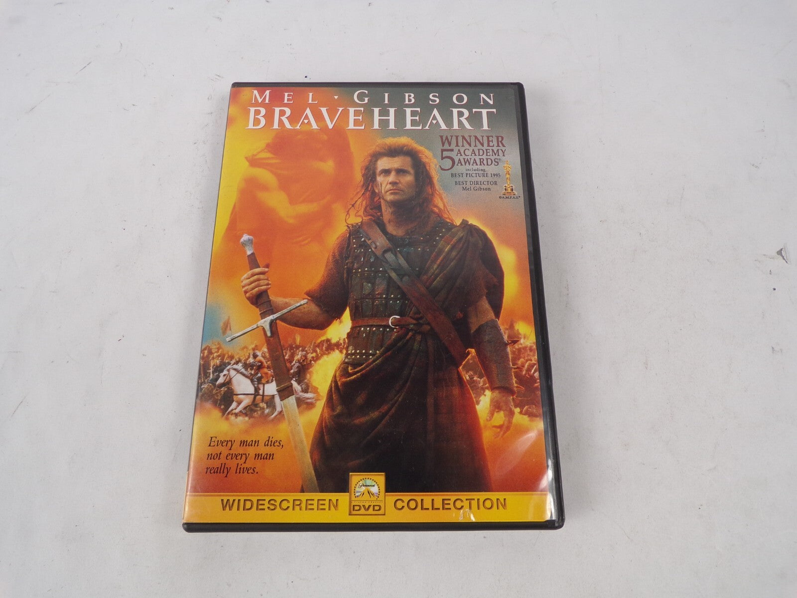 Mel Gibson Braveheart Every Man Dies, Not Every Man Really Lives WinneDVD Movies