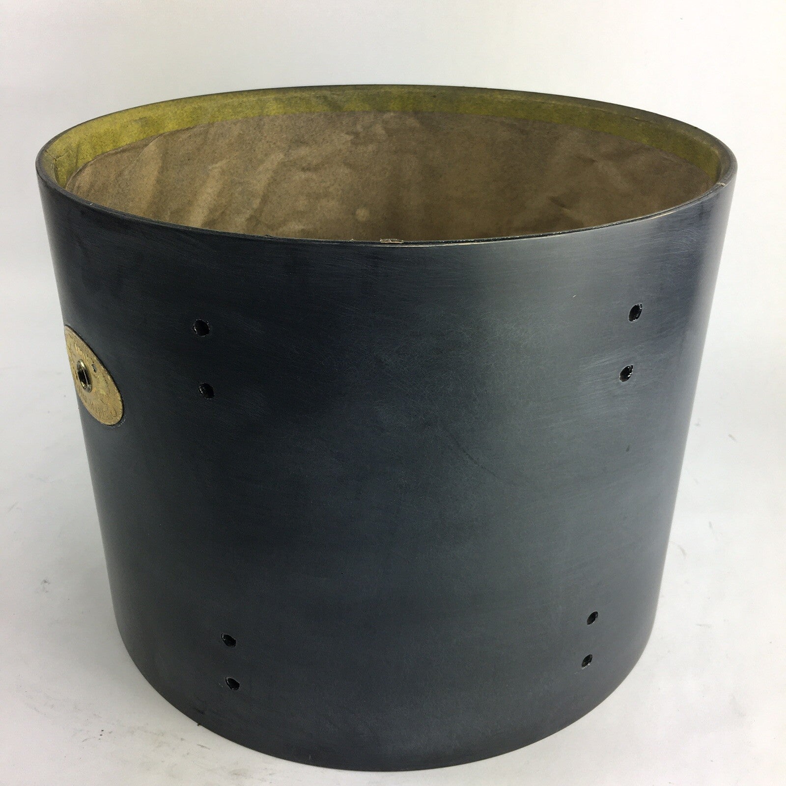 Premier Artist Maple  13” Tom Drum Shell - Unfinished Raw Black