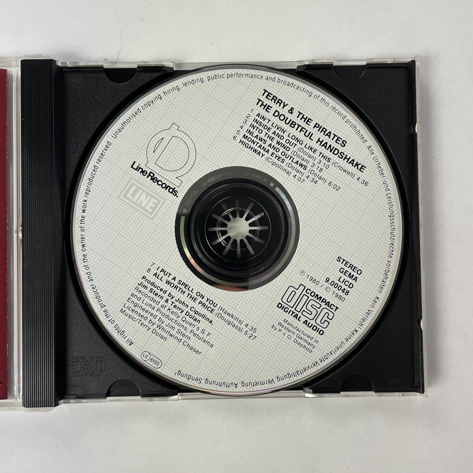 Terry & Pirates - Doubtful Handshake CD   #20 