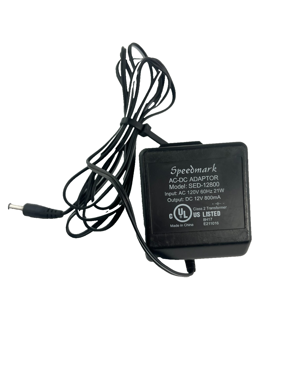 Geniune Speedmark Model SED-12800 Output 12V 0.80A Powet Supply AC Adapter #A83