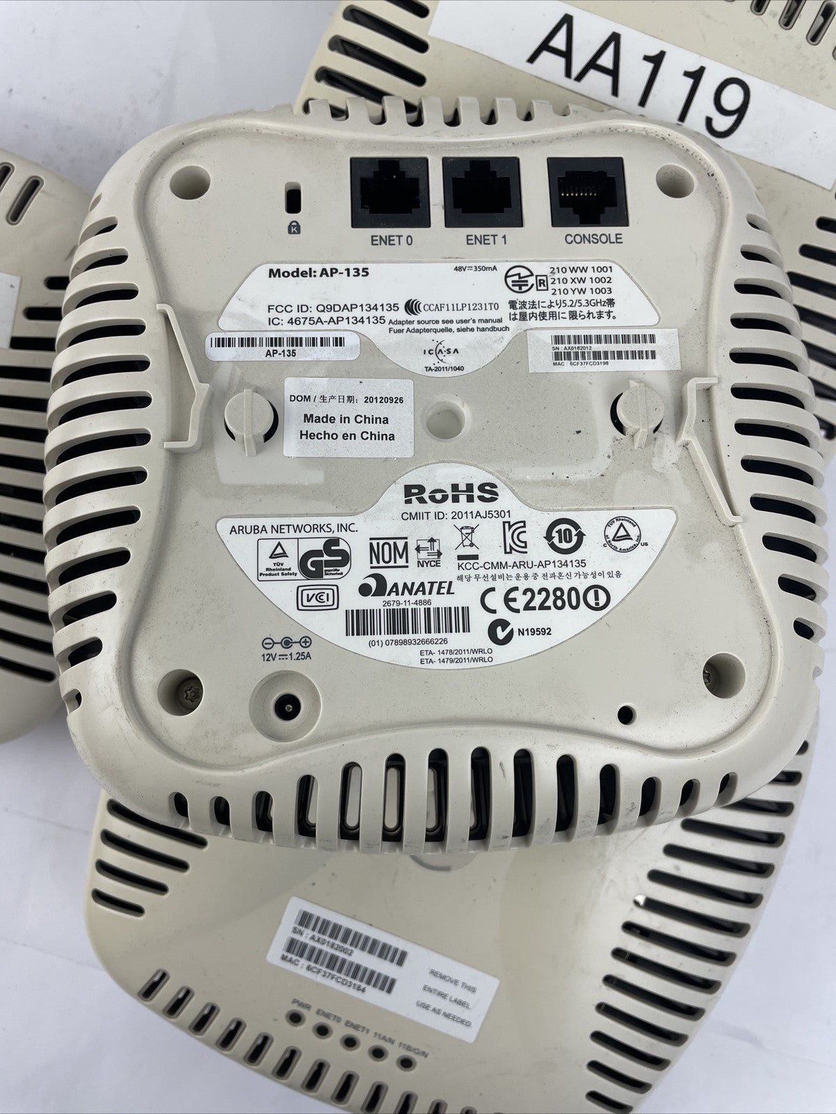 6 x Aruba Wireless Instant Access Point IAP-135 AP-135 Built-in AP Controller