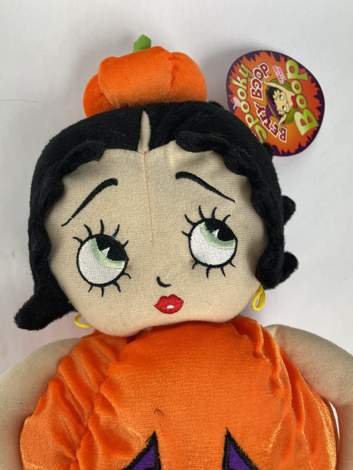 Pumpkin Spooky Boop Betty Boop Retro 16" Plush Doll