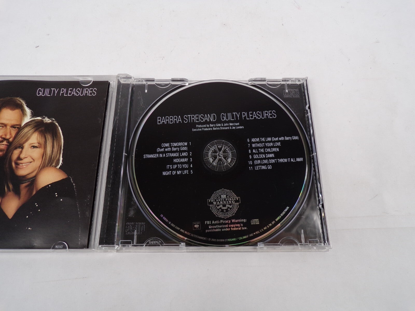 Barbra Streisand Guilty Pleasures It's Up To You Night Of My Life All The CD#30