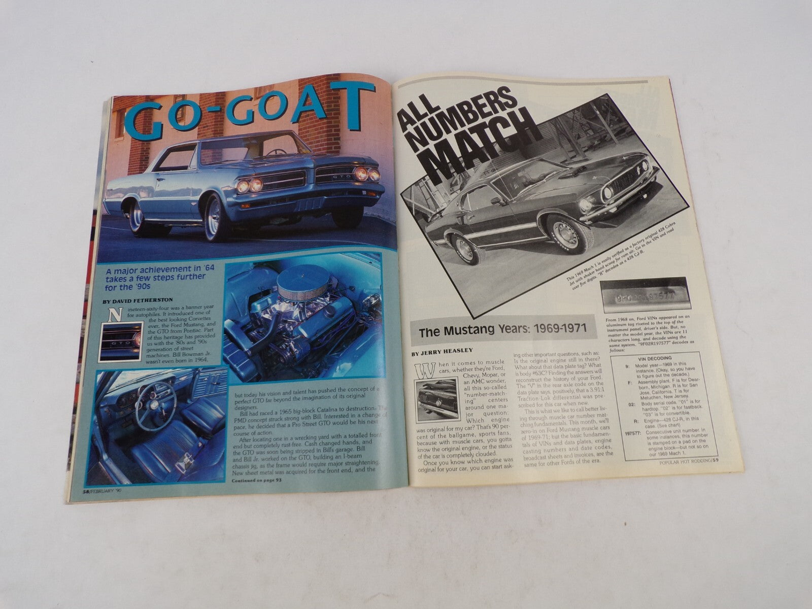 February 1990 Hot Rod Magazine Engine Build/Ups Street ET Blasters Eight,Nine