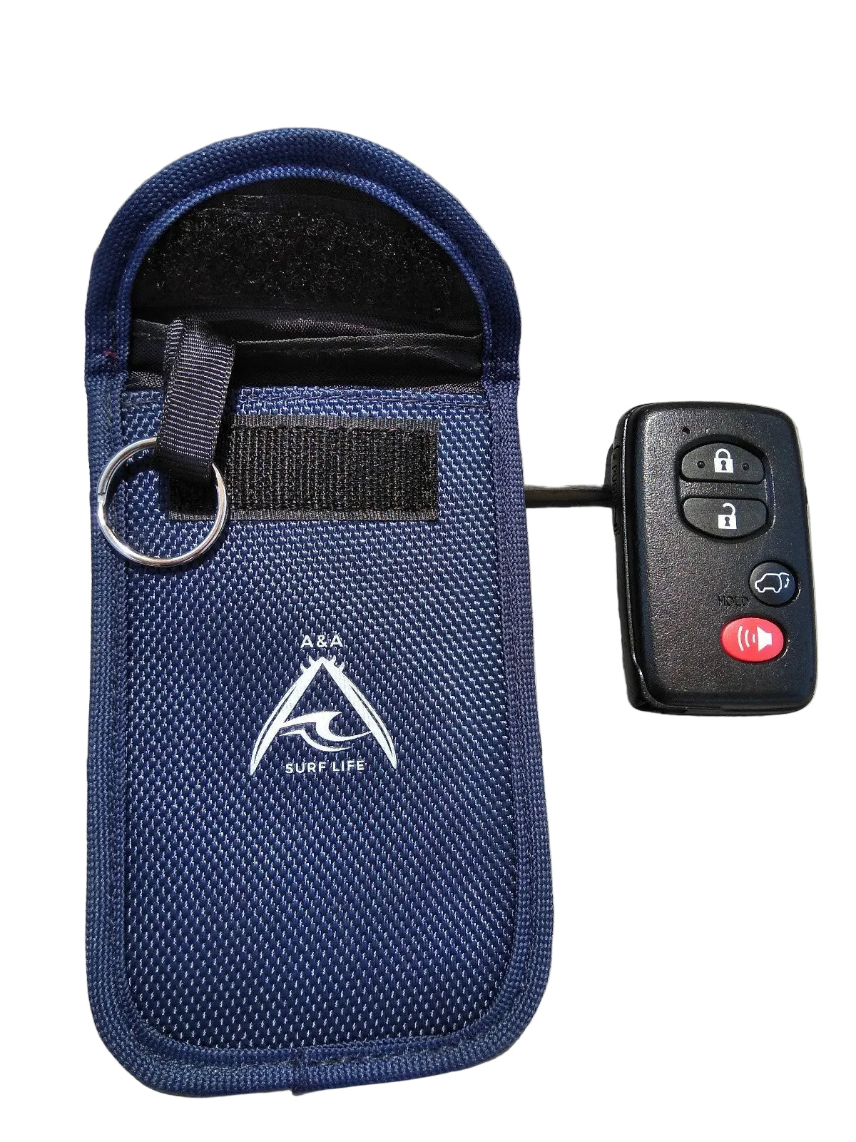 A&A Keyless Entry Car Key Fob Signal Blocker Guard Protector Faraday Bag Pouch 